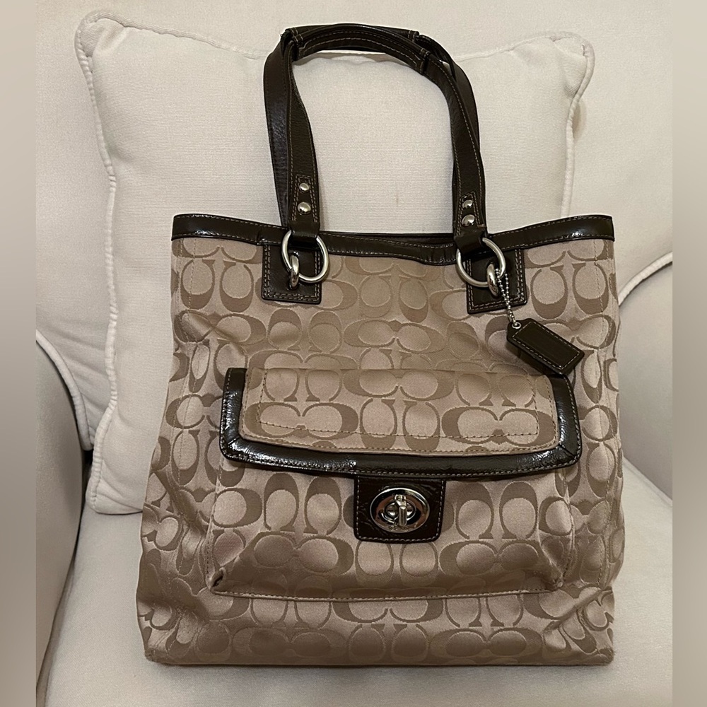 Coach Penelope Signature Sateen Handbag